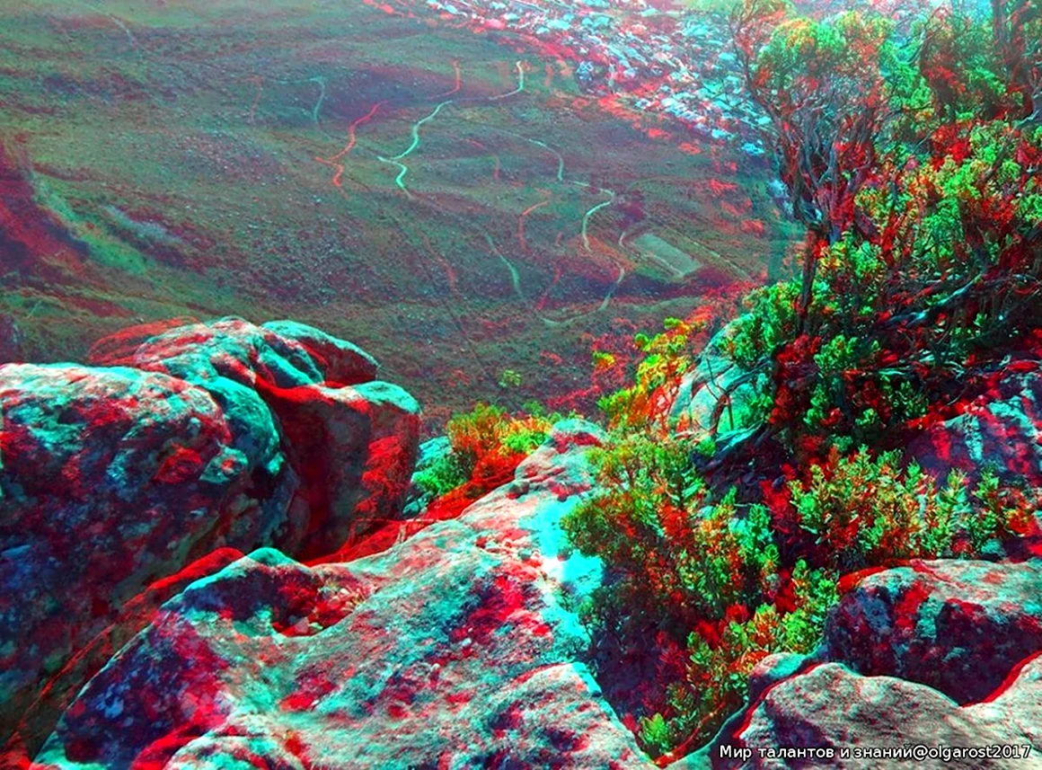Стереофотографии анаглиф