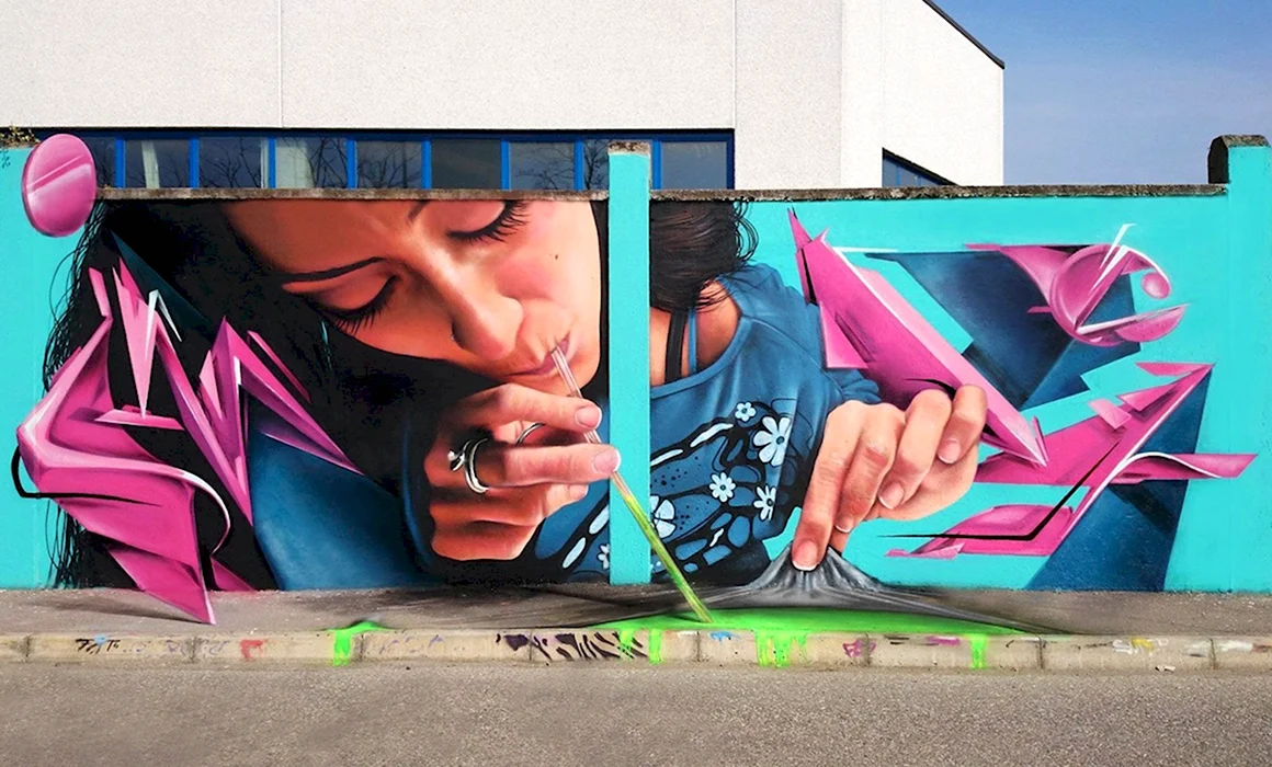 Street-Art художник Каиффа