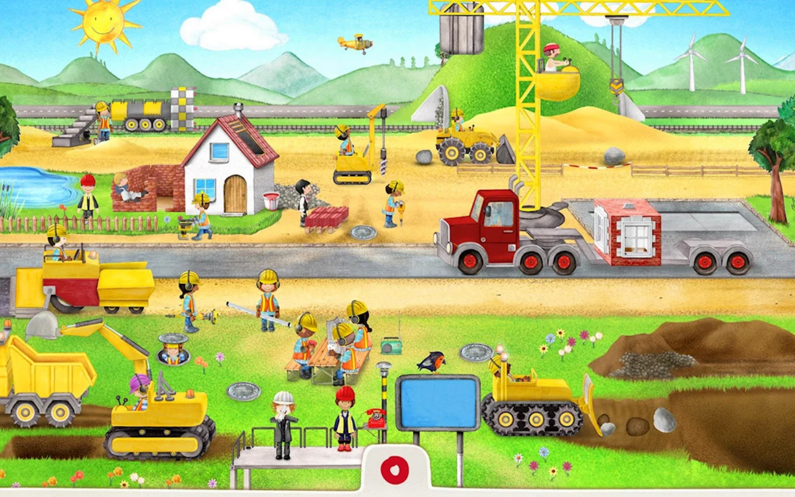 Стройка игра для детей