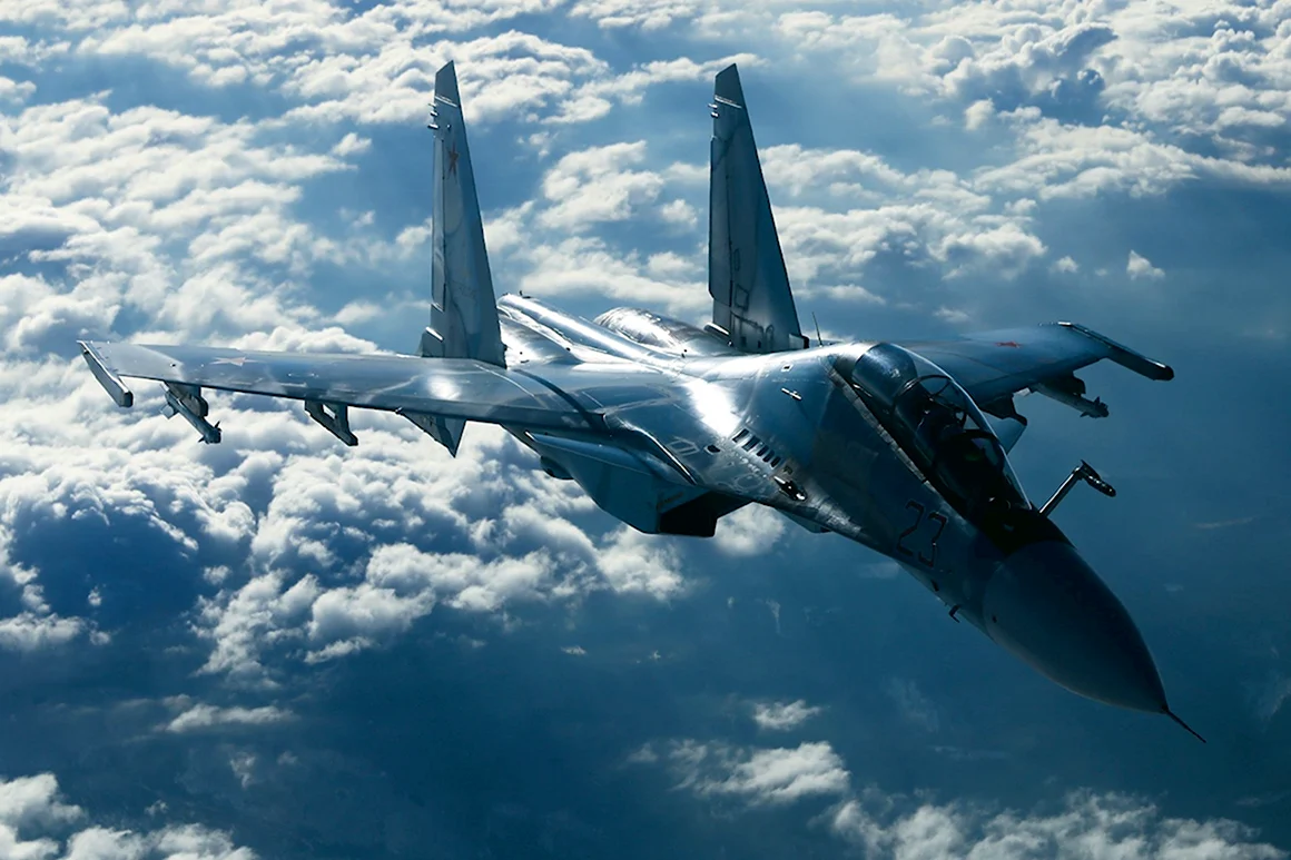 Су 34 Су 30см в полете