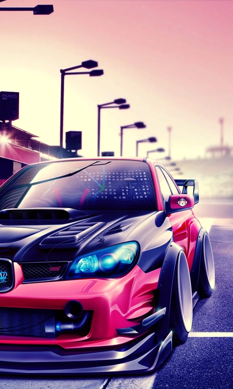 Subaru Impreza неон