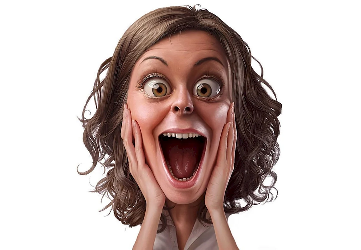Surprised man