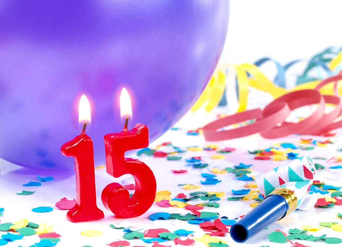 Свечка 15 лет
