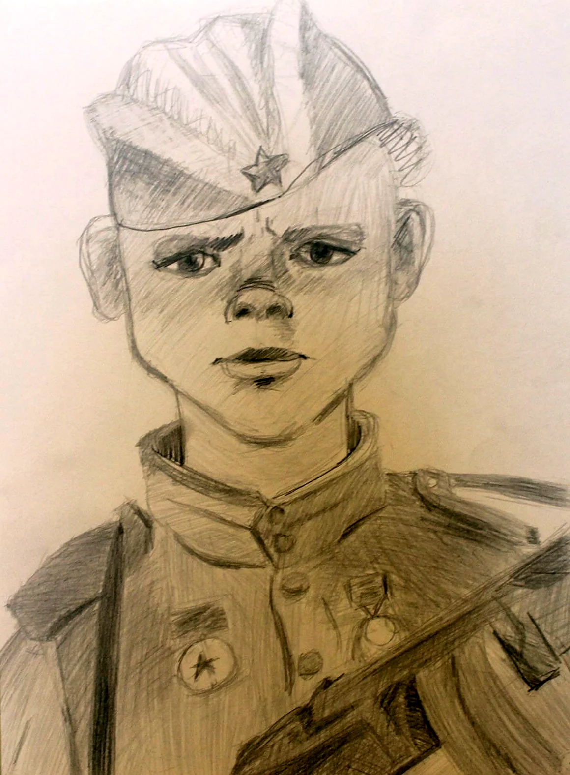 Сын полка рисунок