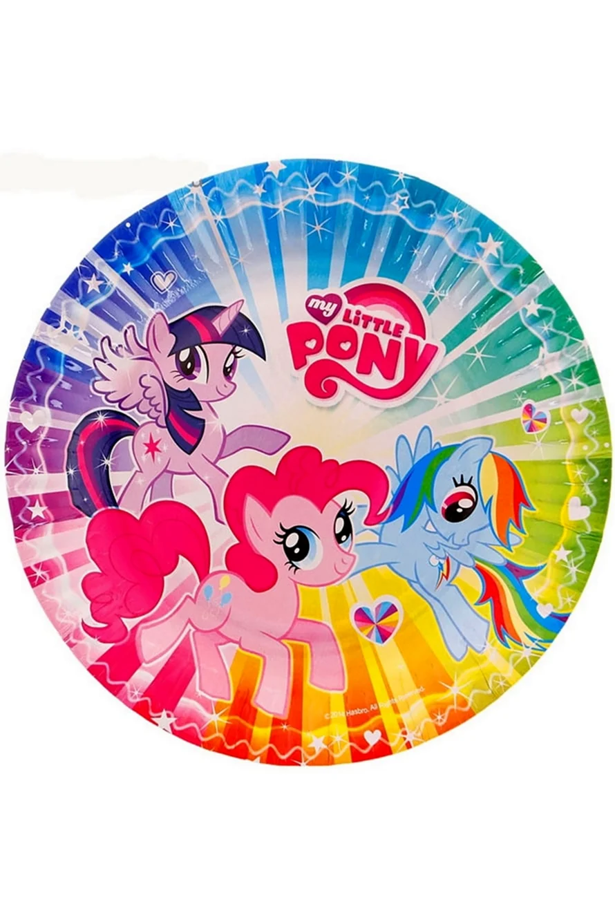 Тарелка my little Pony