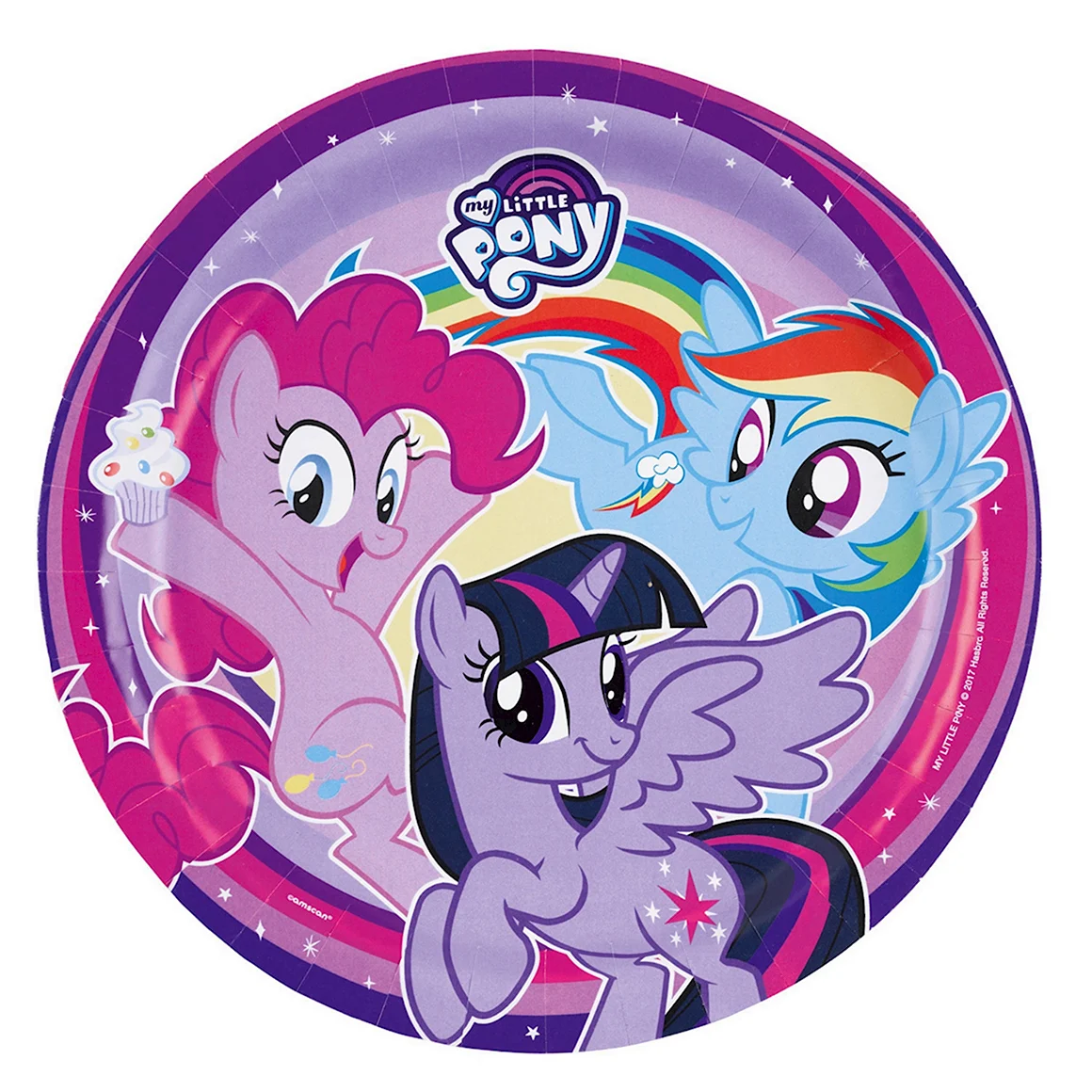 Тарелка my little Pony 23 см 8 шт
