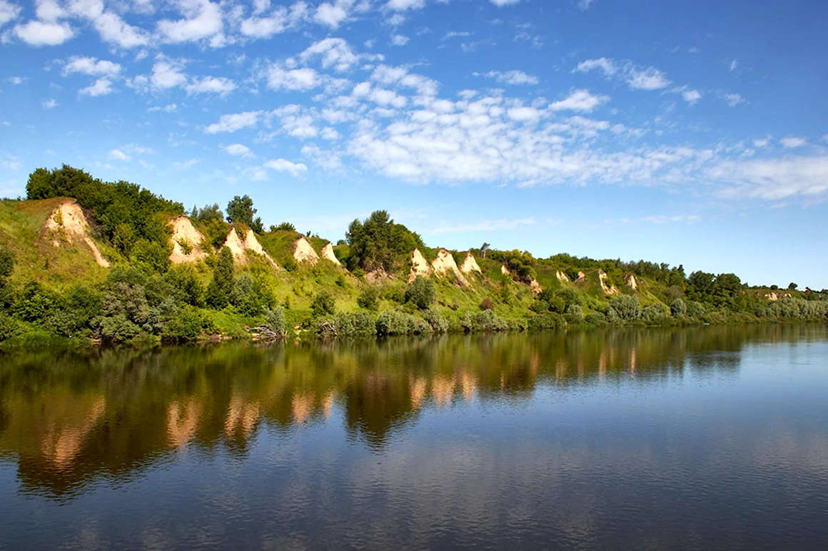 Таруса берег Оки
