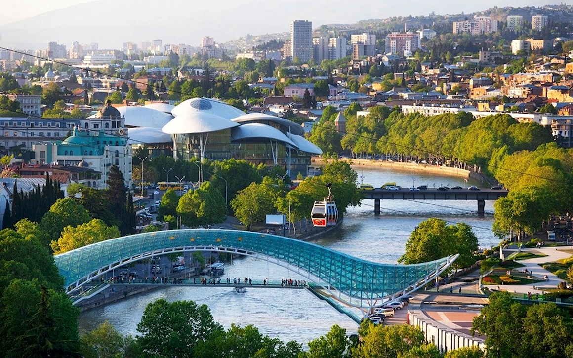Тбилиси река кура мост