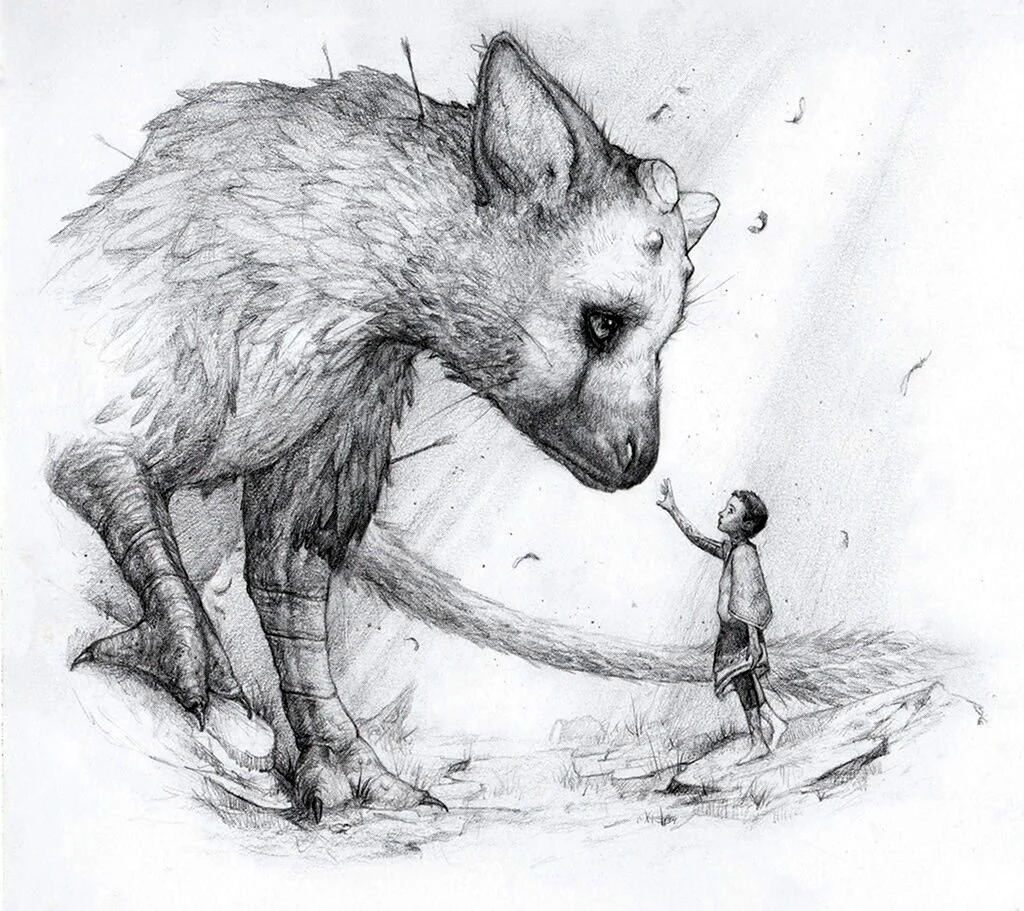 The last Guardian рисунки