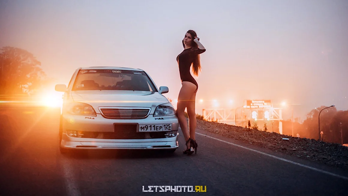 Тойота Марк 2 110 девушка