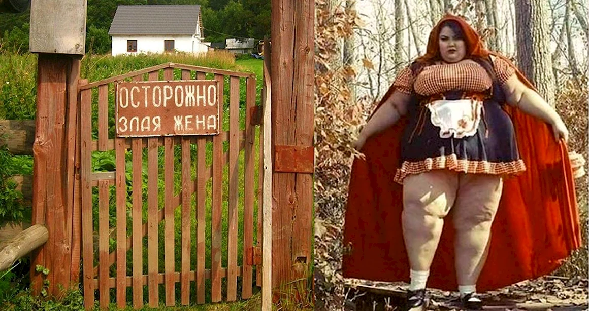 Толстая красная шапочка