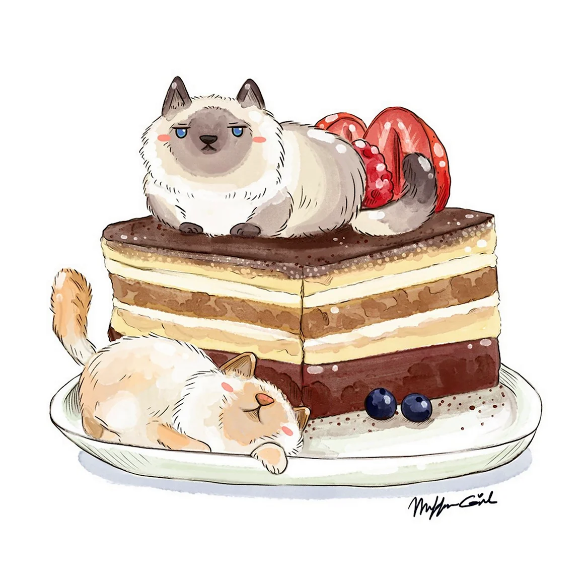 Торт cartoon Cat