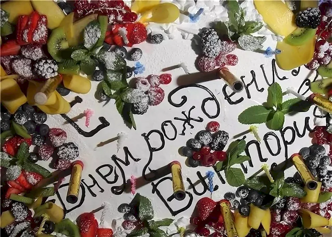 Торт для Виктории с днем рождения