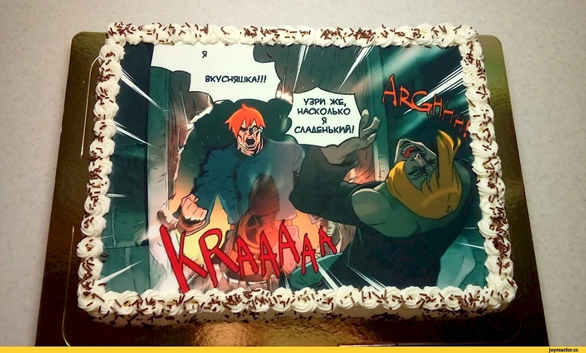 Торт комикс