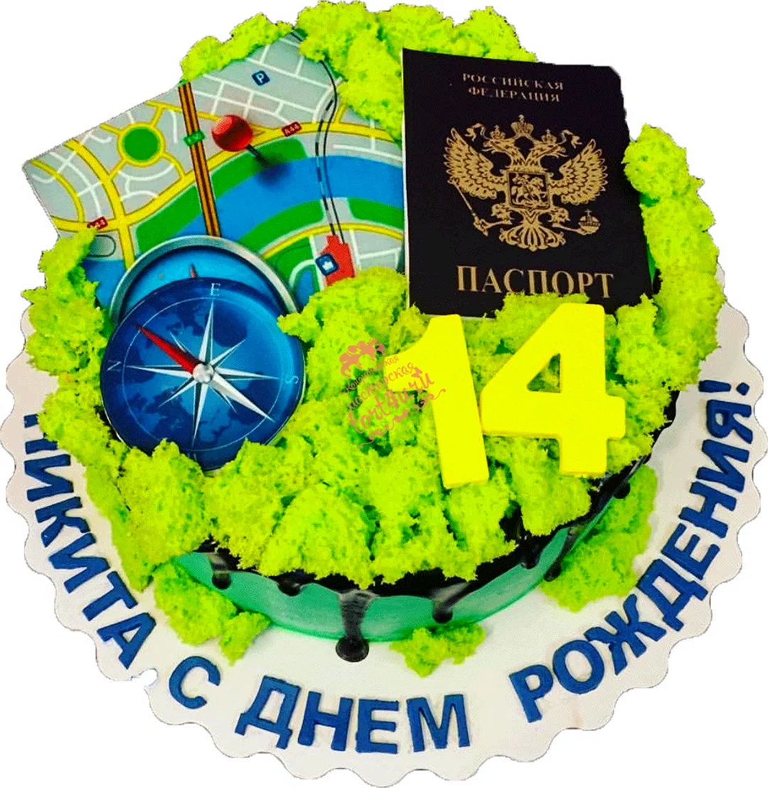 Торт на 14 лет мальчику