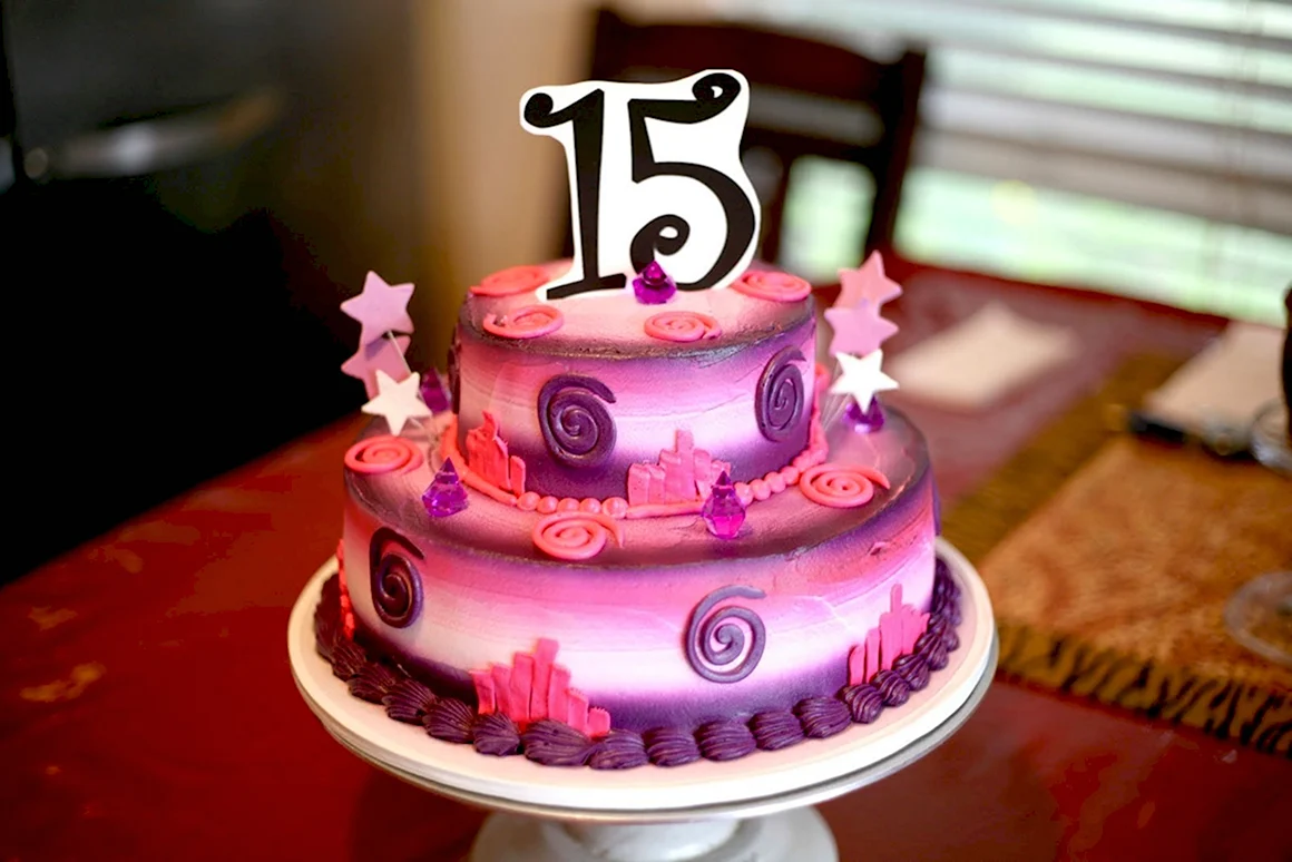 Торт на 15 лет девочке
