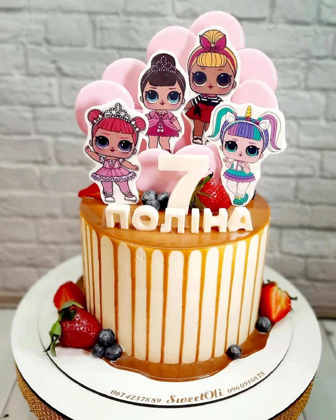 Торт с ЛОЛ для девочек 6 лет