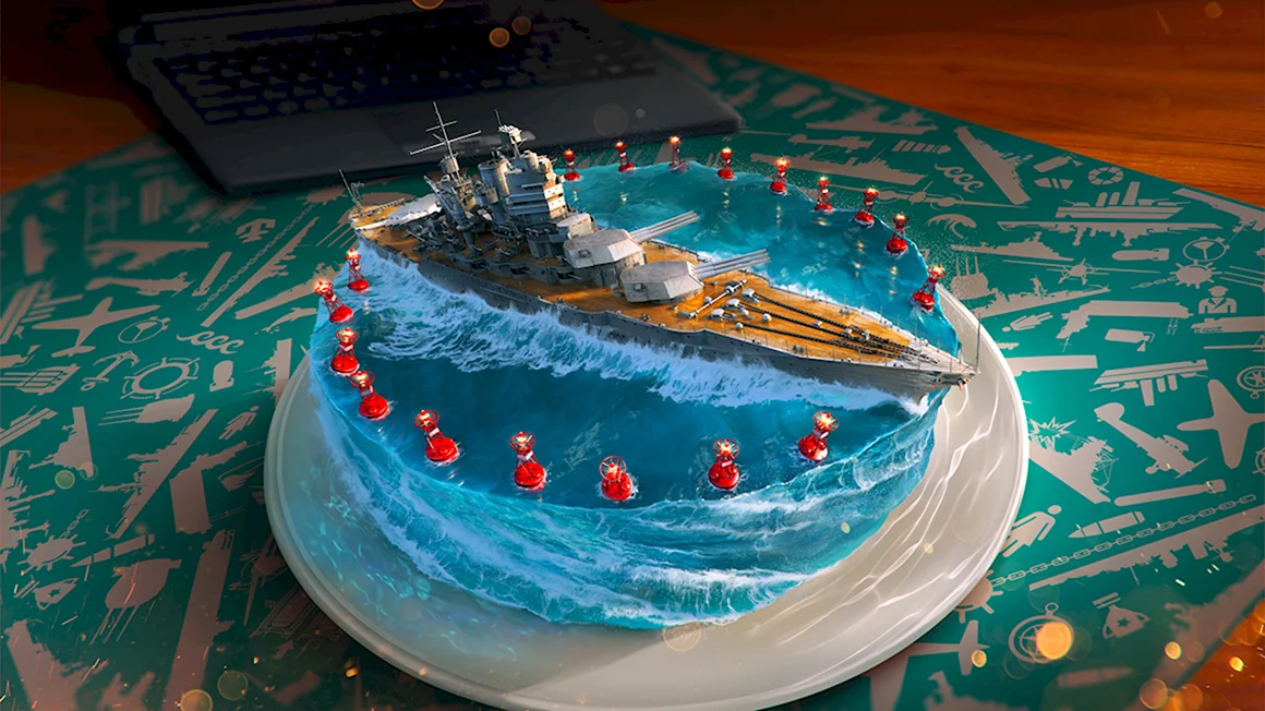 Торт World of Warships
