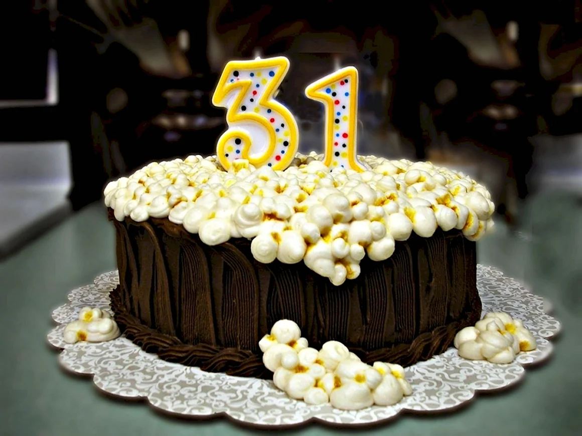 Тортик с цифрой 31