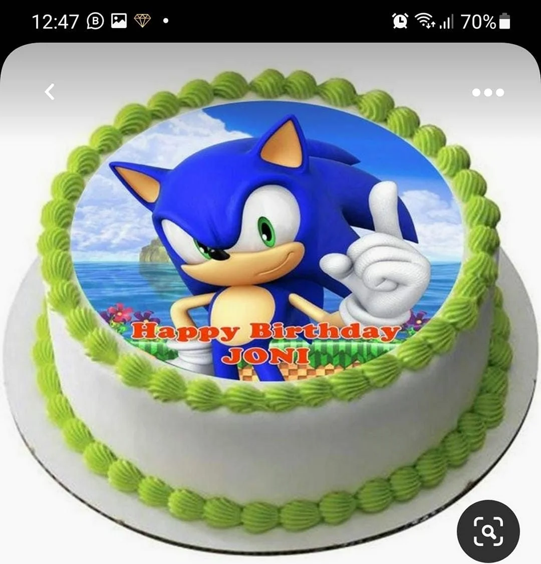 Торты Sonic округлые