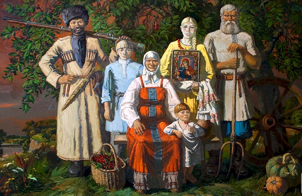 Трегуб Петр художник картины казачьи