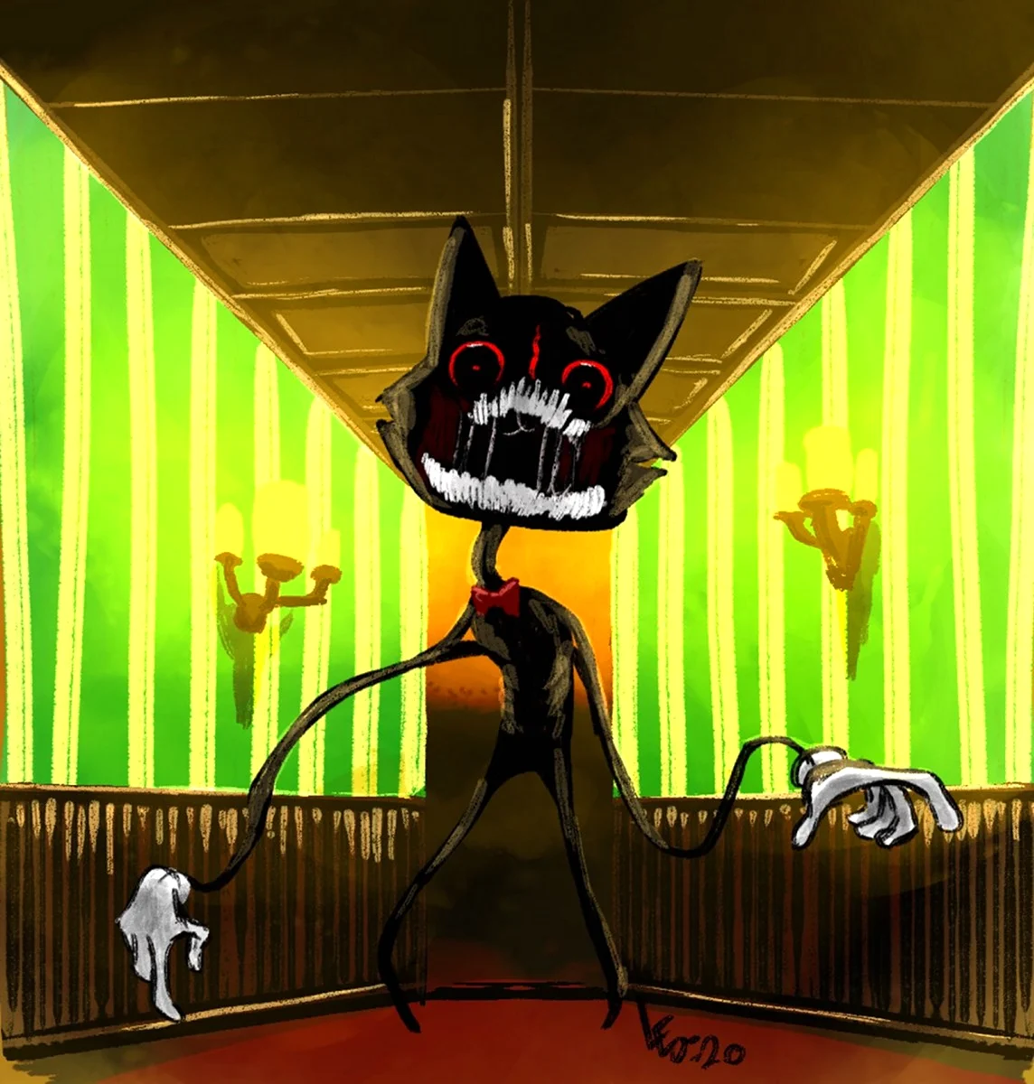 Тревор Хендерсон монстр cartoon Cat