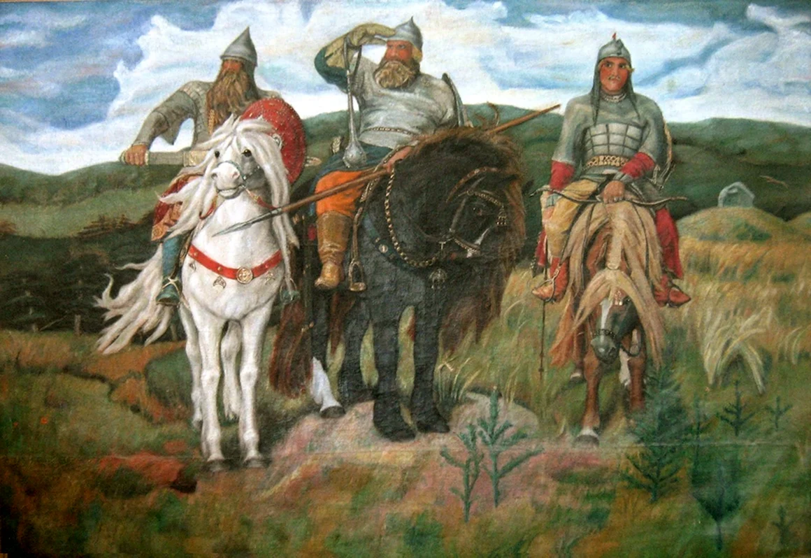 Три богатыря Васнецов
