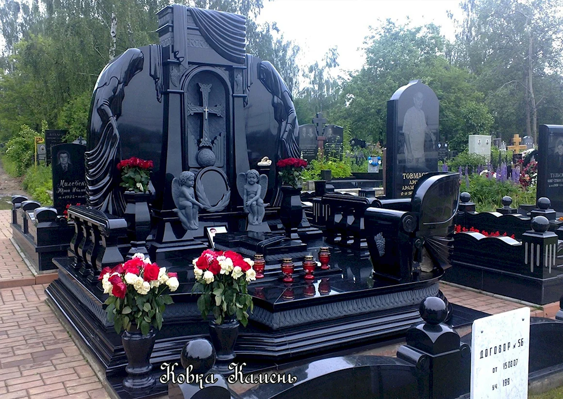 Троекуровское кладбище элитные памятники