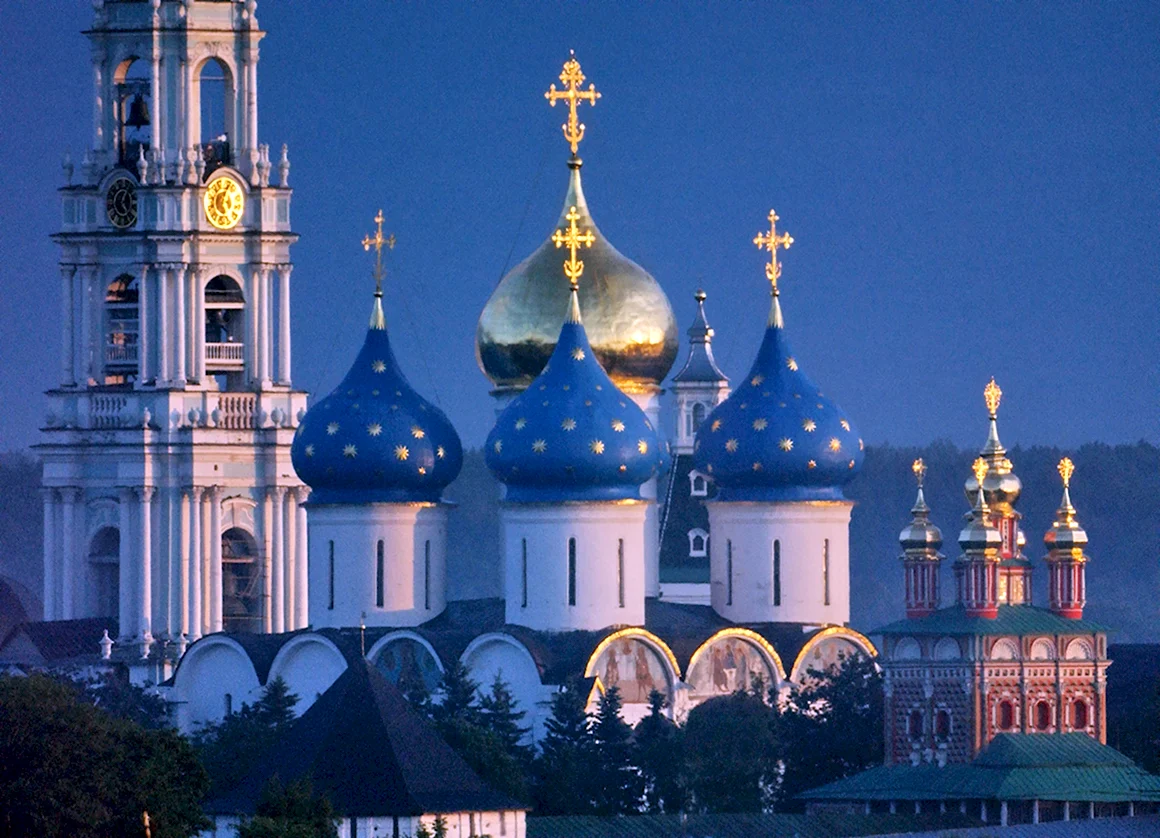 Троице-Сергиева Лавра Сергиев Посад купола