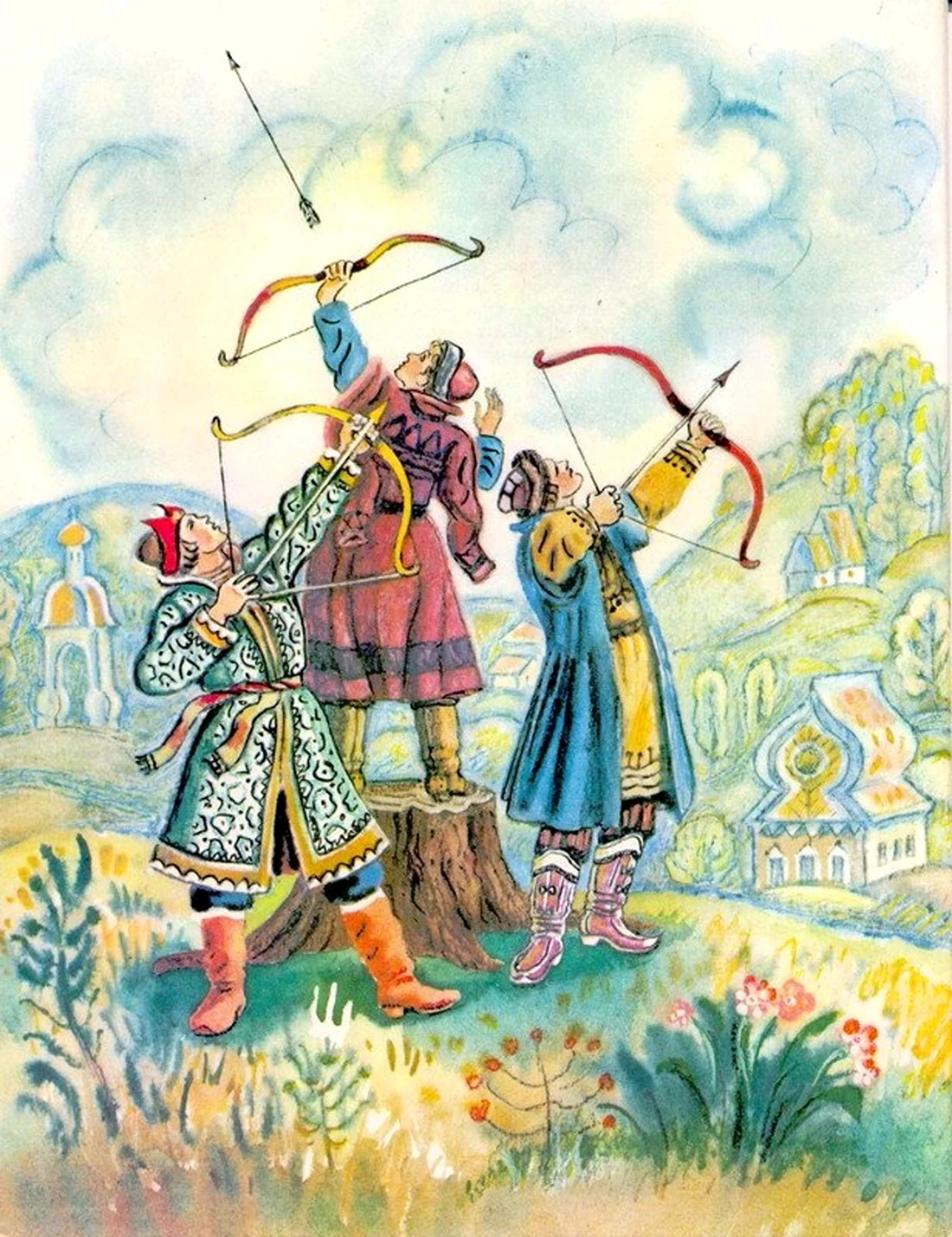 Царевна-лягушка русская народная сказка