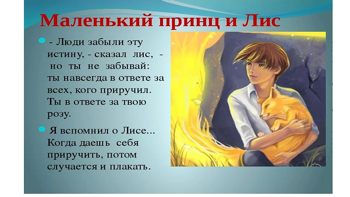 Цитаты из маленького принца