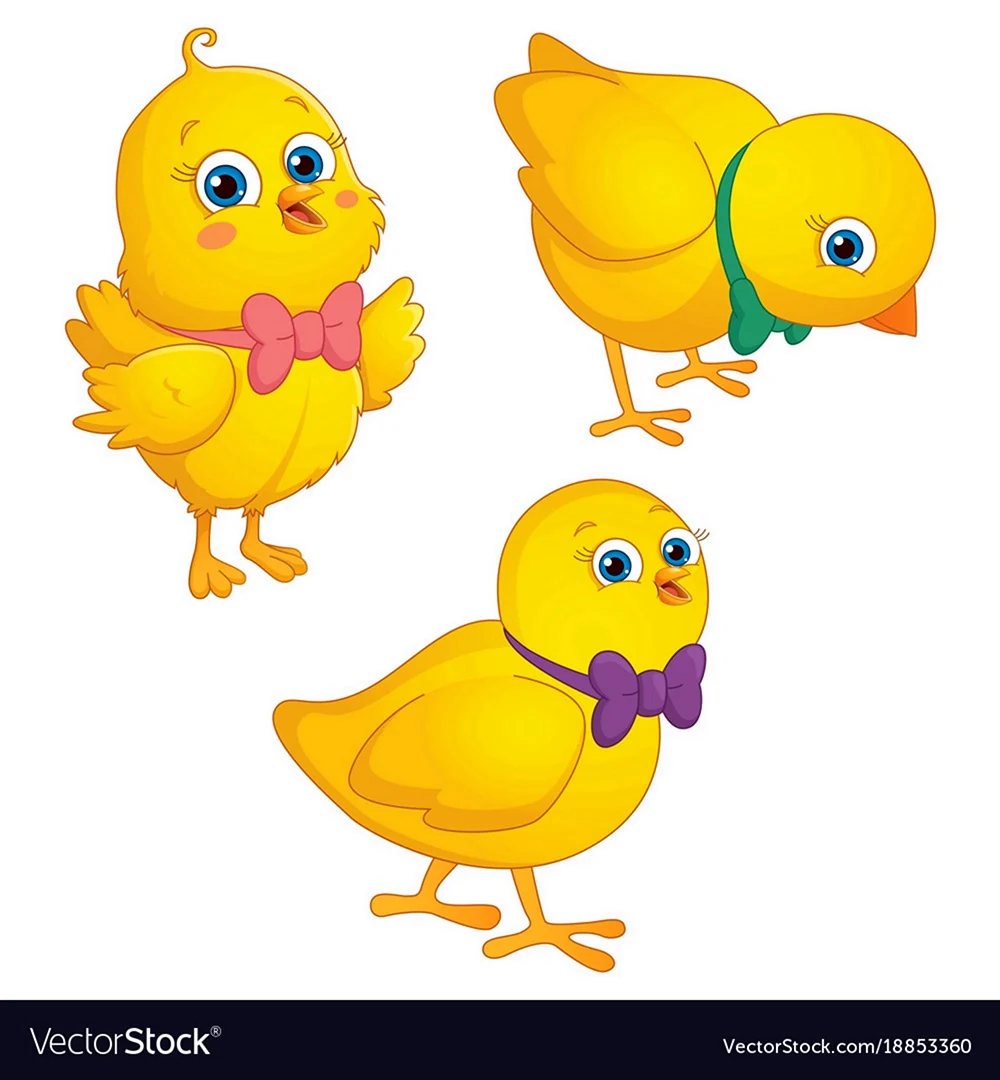 Цыпленок мультяшная