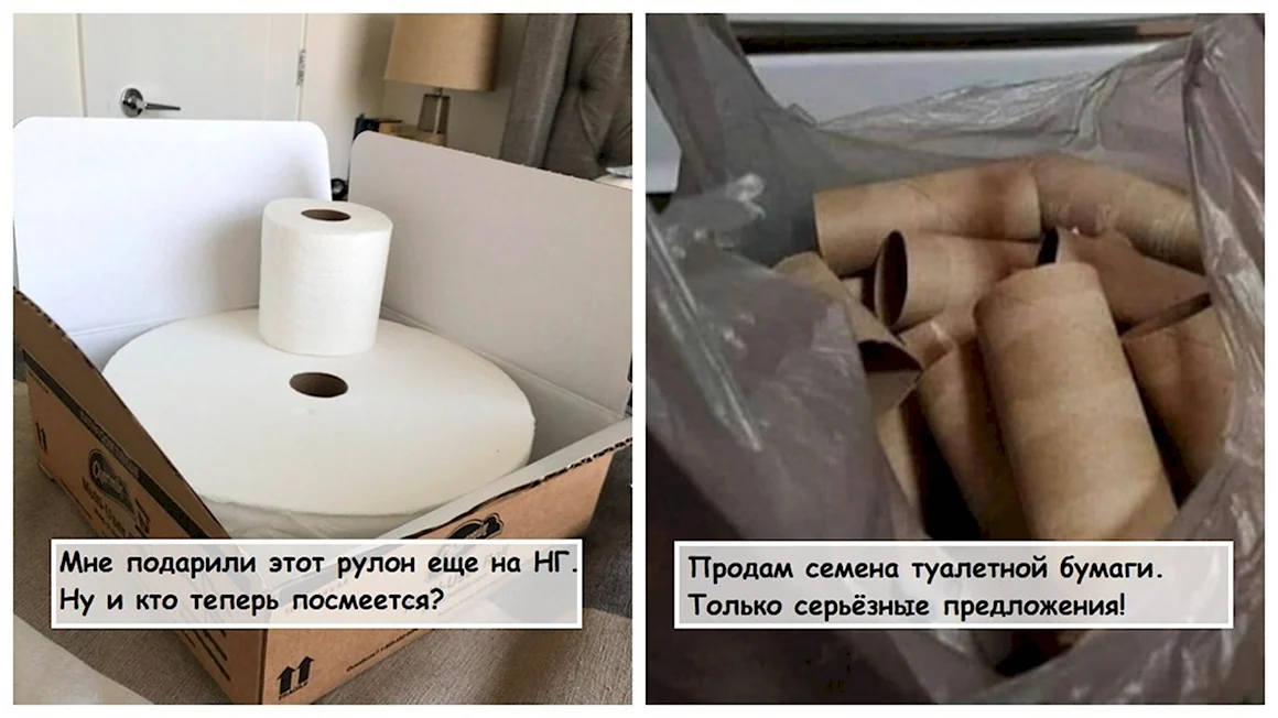 Туалетная бумага Мем