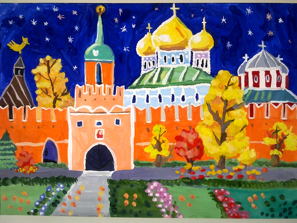 Тульский Кремль пластилином