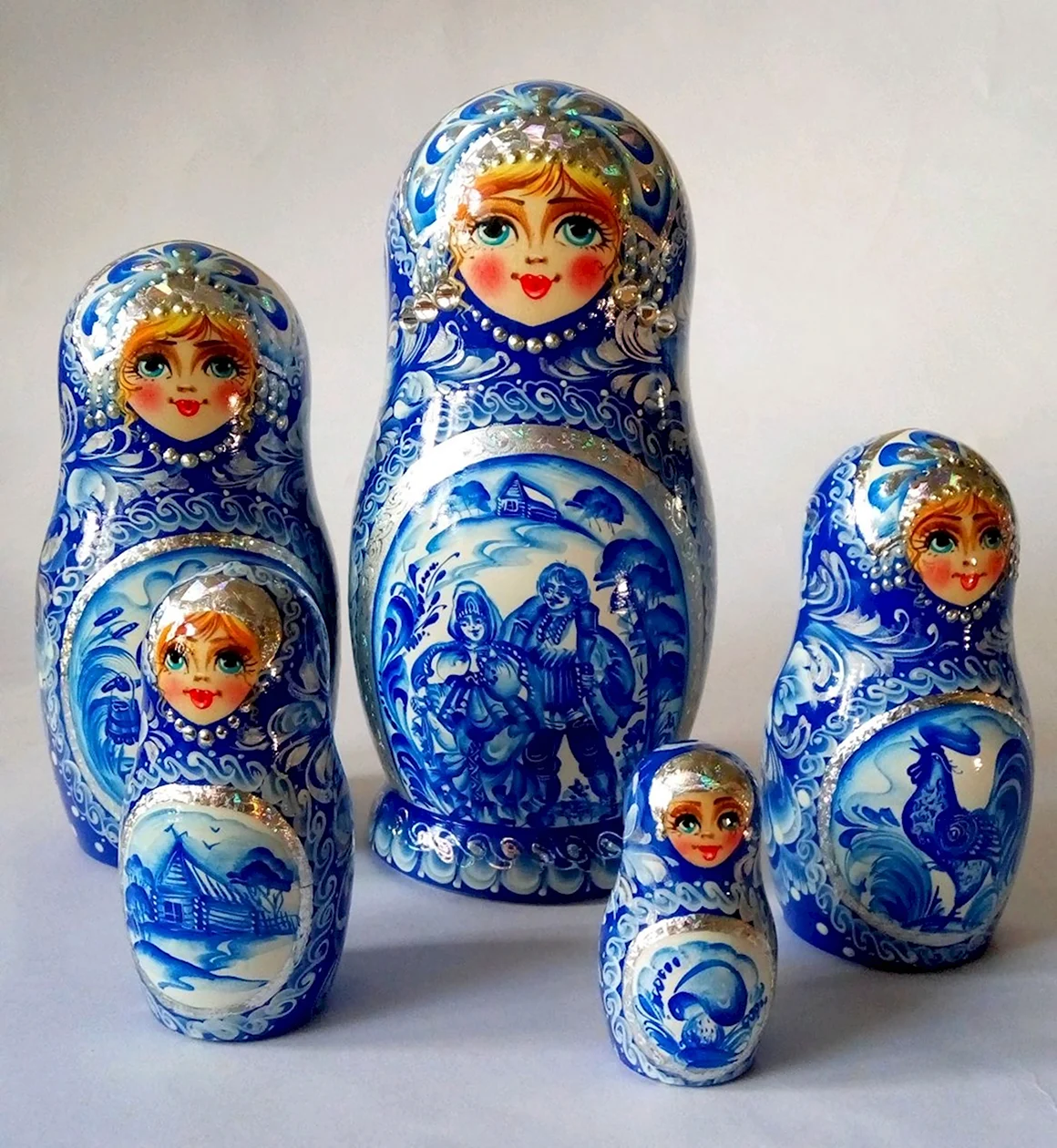Тверская роспись матрешки