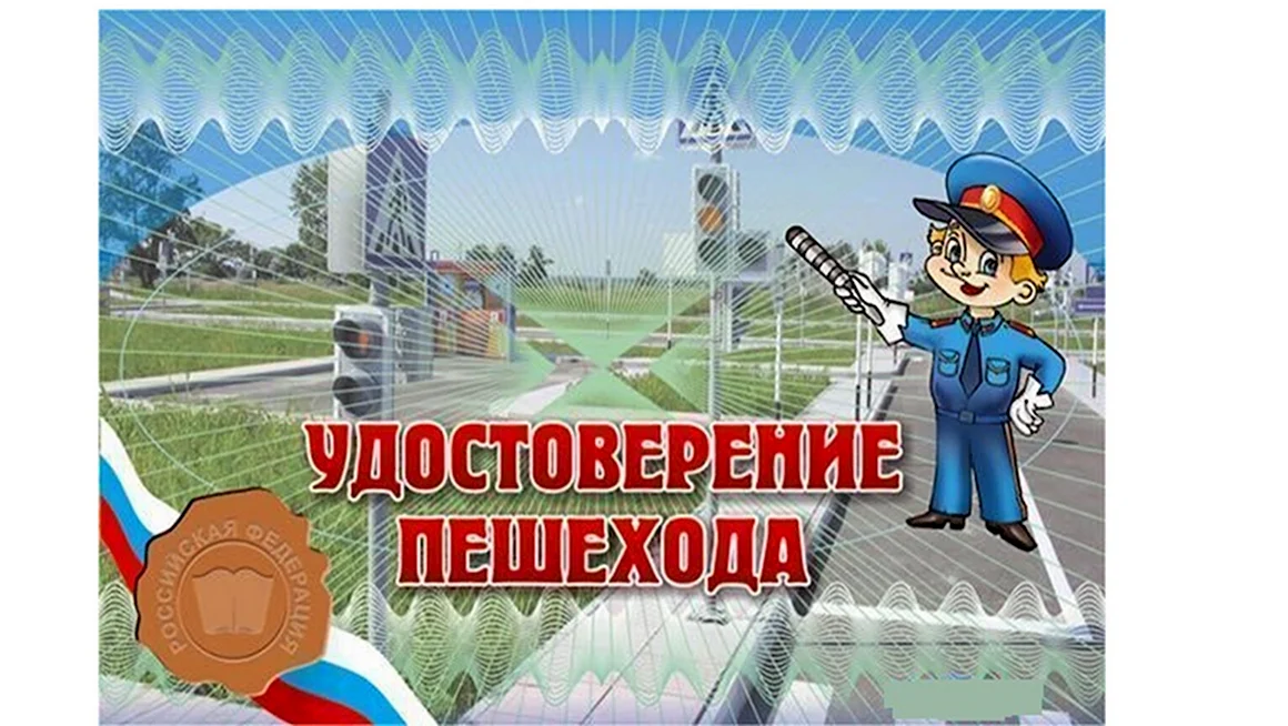 Удостоверение пешехода