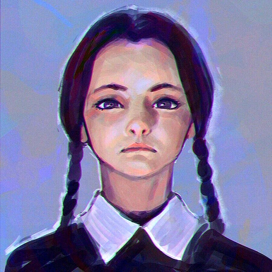Уэнздей Аддамс арт