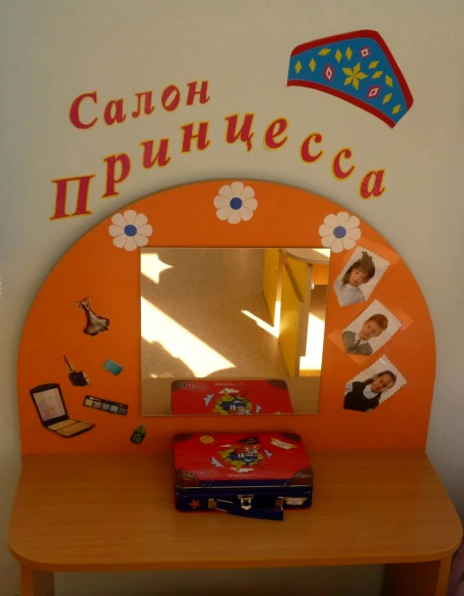 Уголок парикмахерская в детском саду