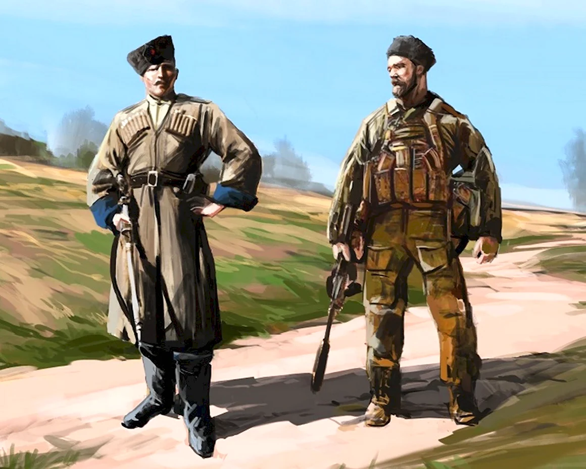 Украинские казаки