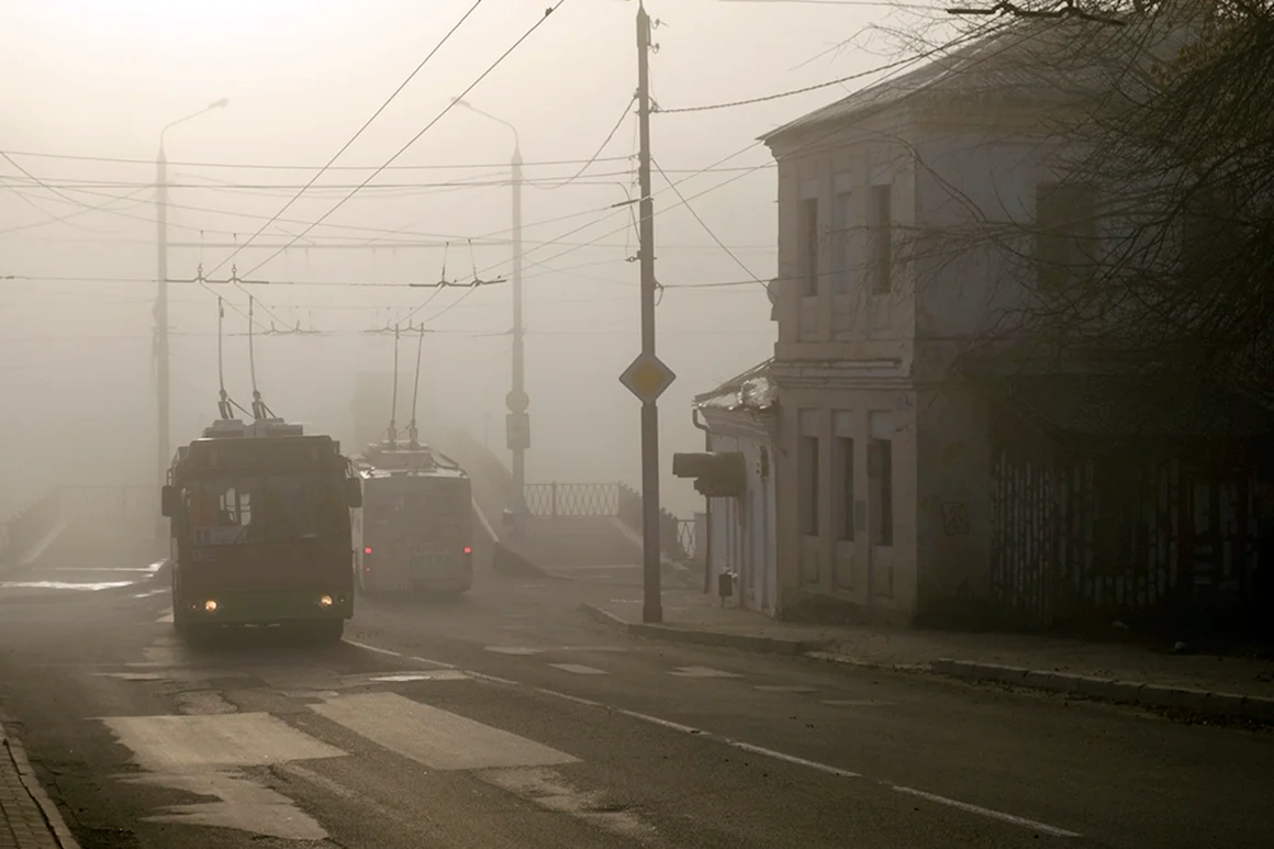 Улица в тумане