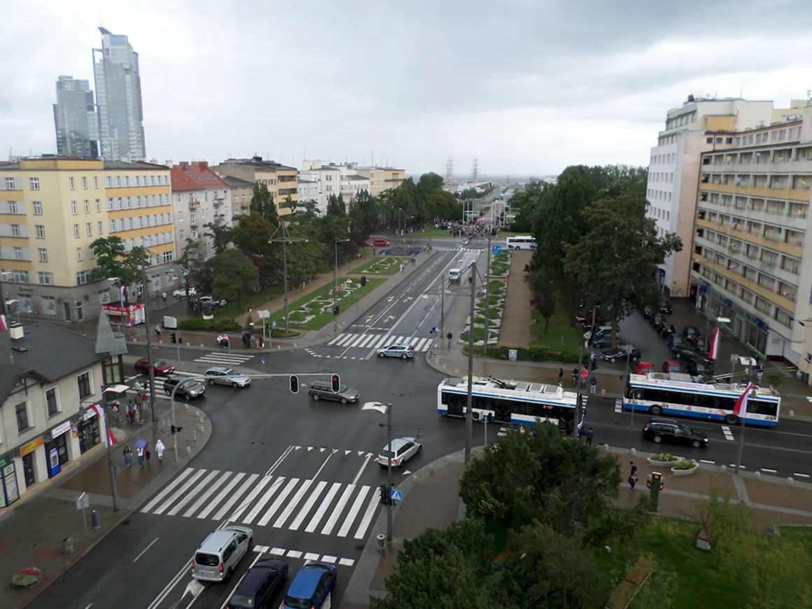 Улица вид сверху