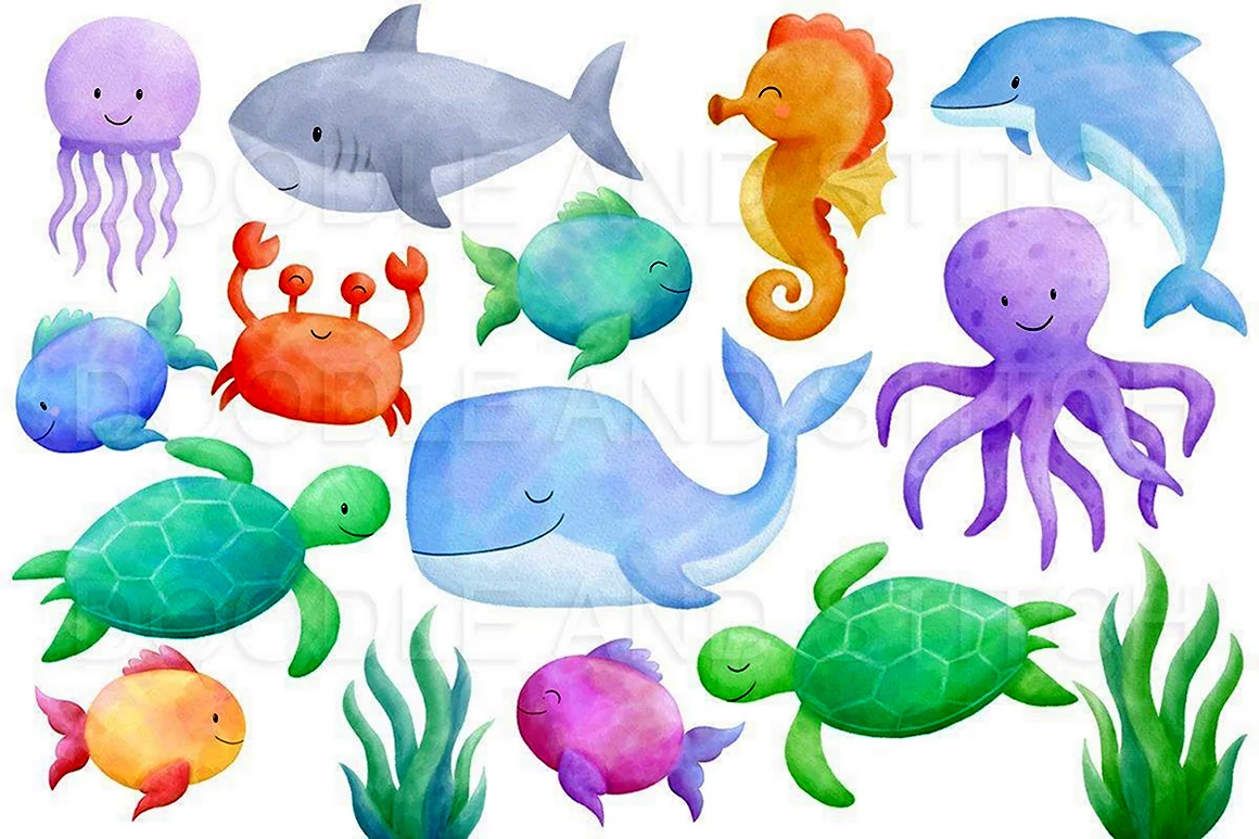 Under the Sea Watercolor