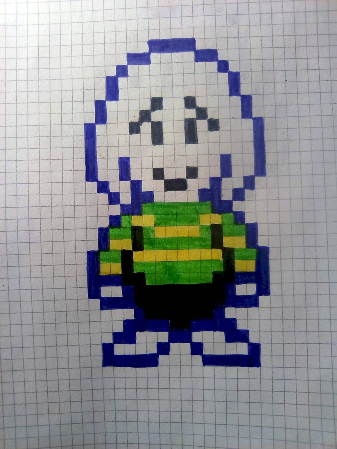 Undertale по клеточкам Азриэль