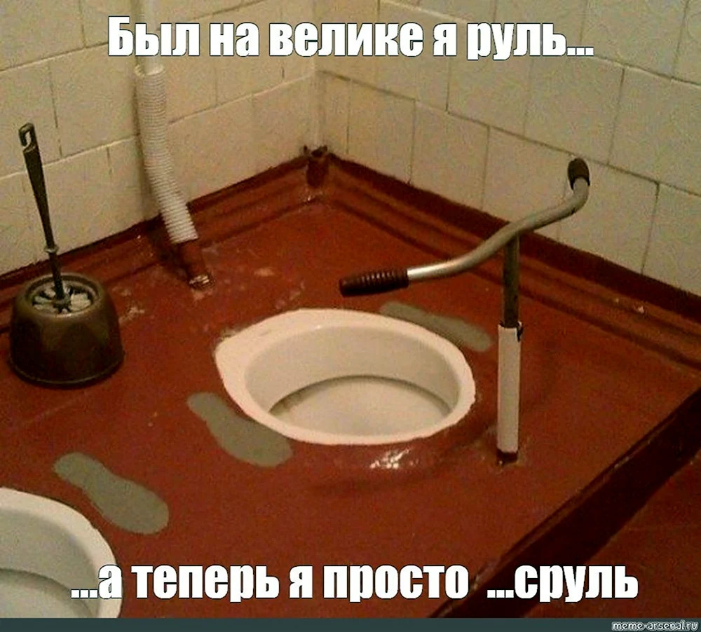 Унитаз с рулем