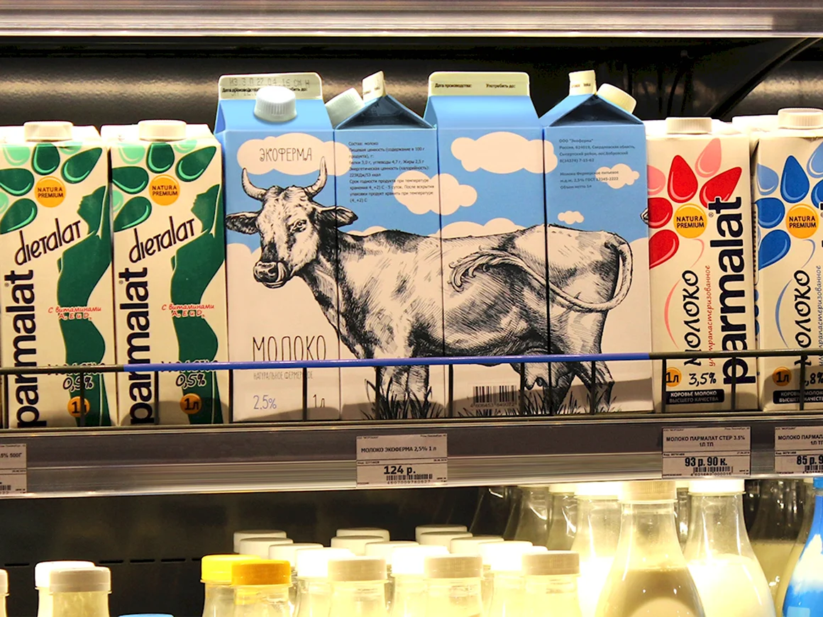 Упаковка молочной продукции