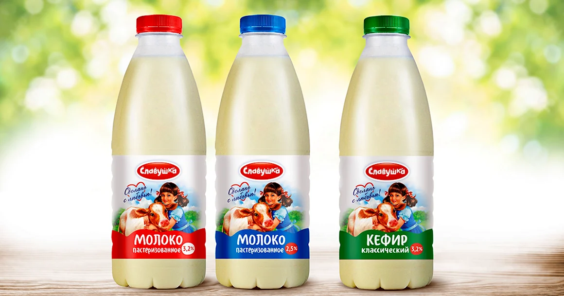 Упаковка молочных продуктов