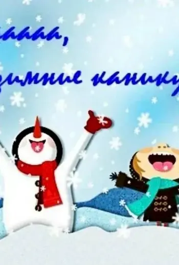 Ура зимние каникулы
