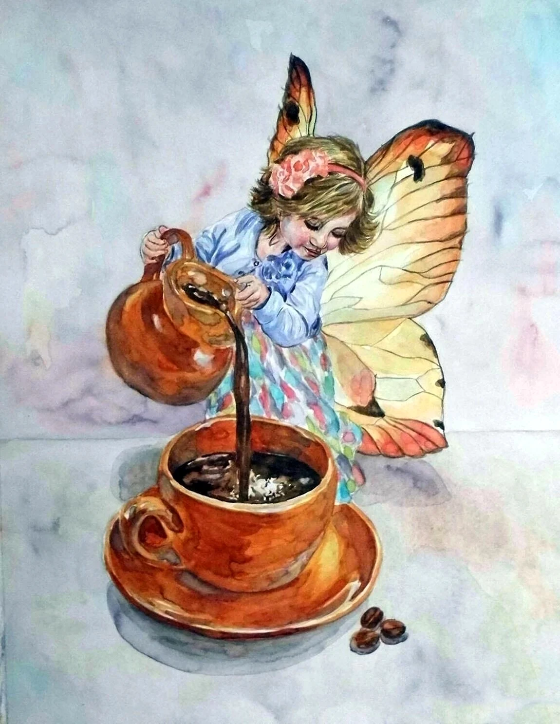 Утренний кофе живопись