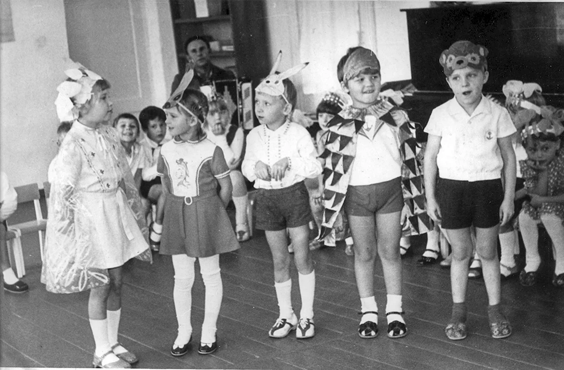 Утренник в детском саду 60-е годы