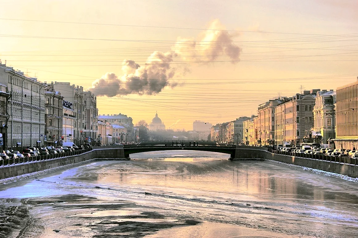 Утро в Питере весной